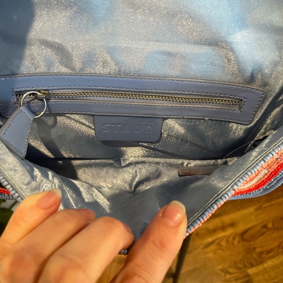 Staud Tommy Beaded Sardines Shoulder Bag NWOT - Picture 9 of 15